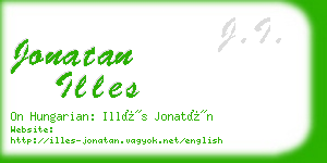 jonatan illes business card